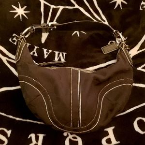 Black Coach crescent bag y2k 2000s like new